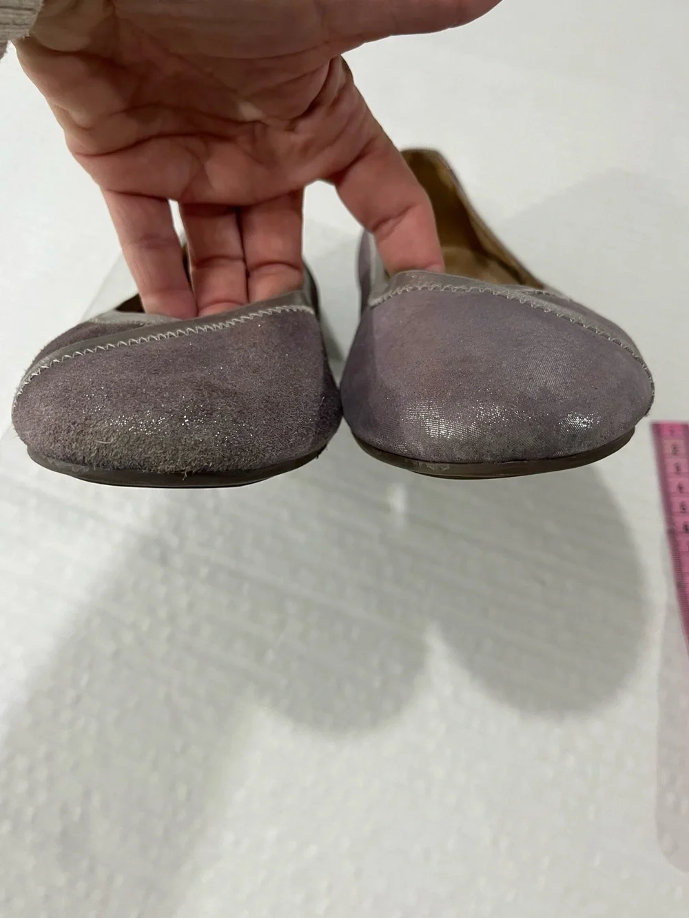 VIONIC CARROL LEATHER BALLET FLAT